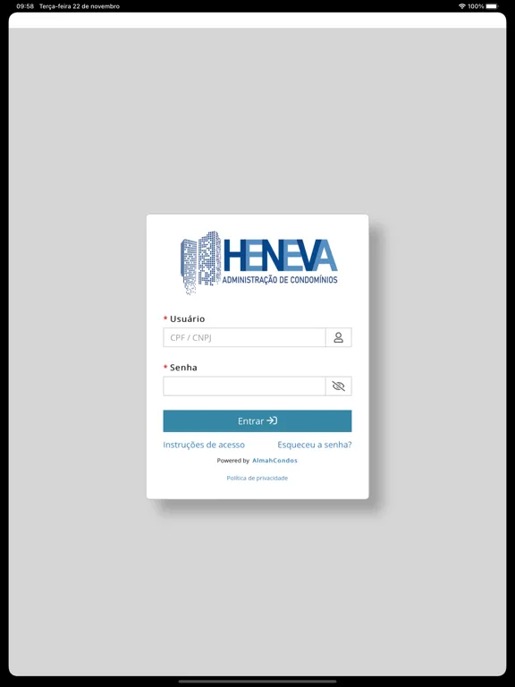Heneva Adm. Condomínios iPad 应用截图