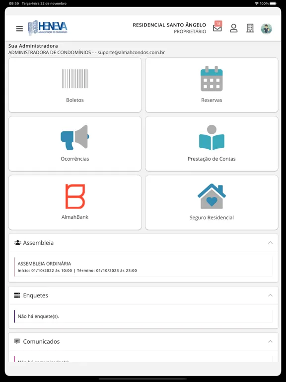Heneva Adm. Condomínios iPad 应用截图