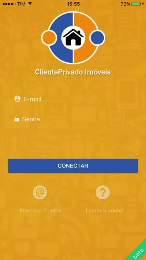 Tangkapan layar ClientePrivado Corretor