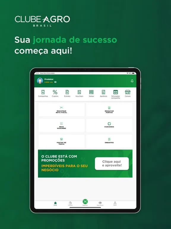 Clube Agro Brasil iPad 应用截图