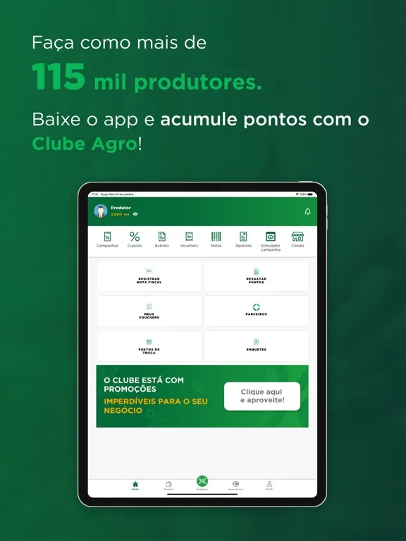 Clube Agro Brasil iPad 应用截图