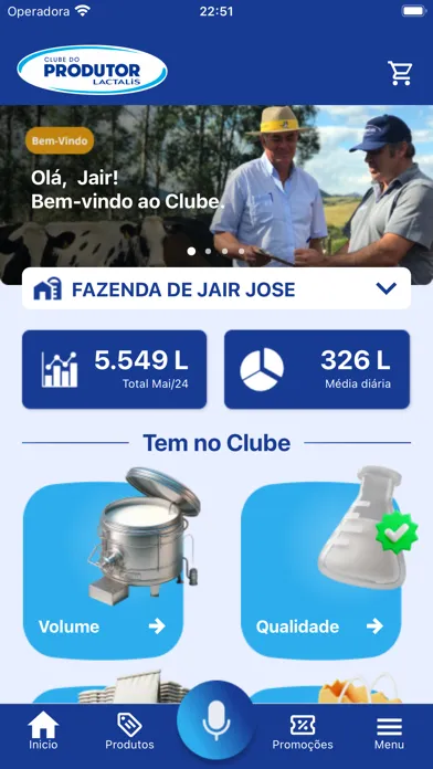 Clube do Produtor Lactalis應用截圖