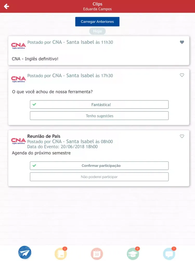 CNA Santa Isabel iPad  Screenshots