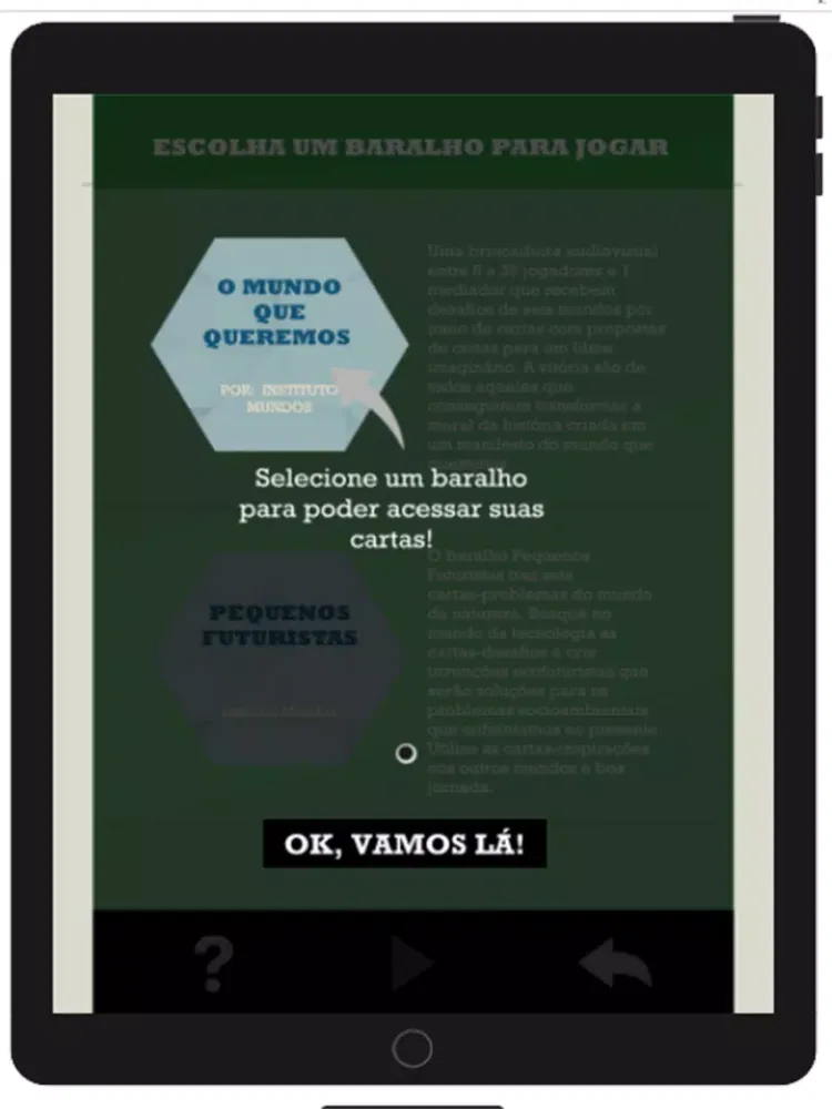 Capturas de tela do Jogo dos Mundos iPad 