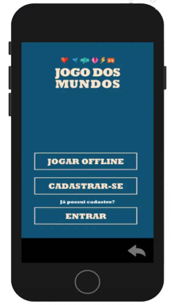 Capturas de tela do Jogo dos Mundos