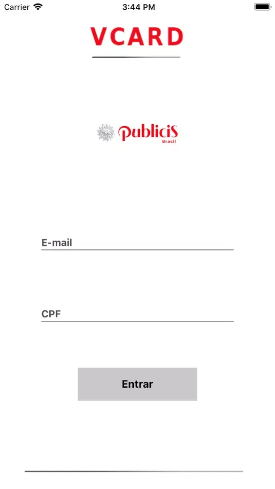 Publicis vCard 스크린샷