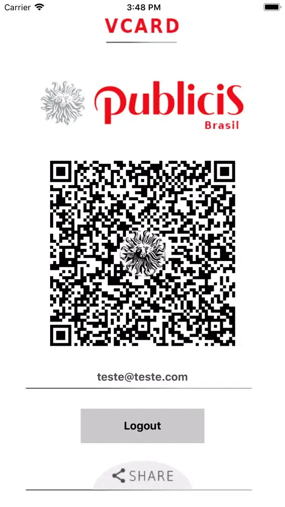 Publicis vCard 스크린샷