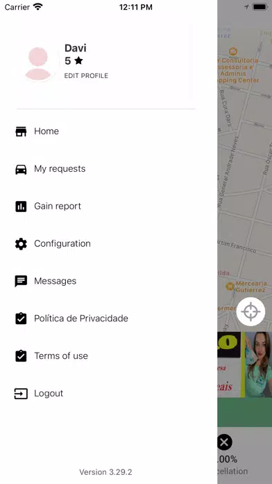 Tangkapan layar DG Driver - MOTORISTA