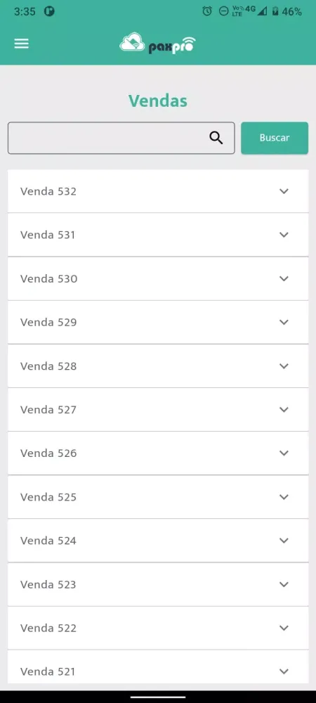 Screenshot di Paxpro