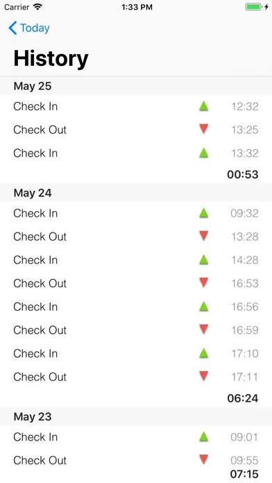 Capturas de pantalla de Hour Tracker Cold Mass