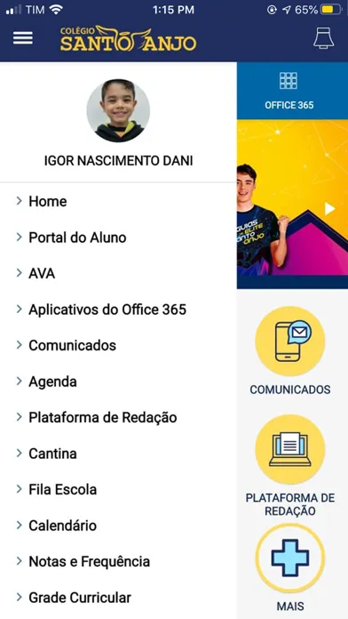 Santo Anjo - App do Aluno سکرین شاٹس