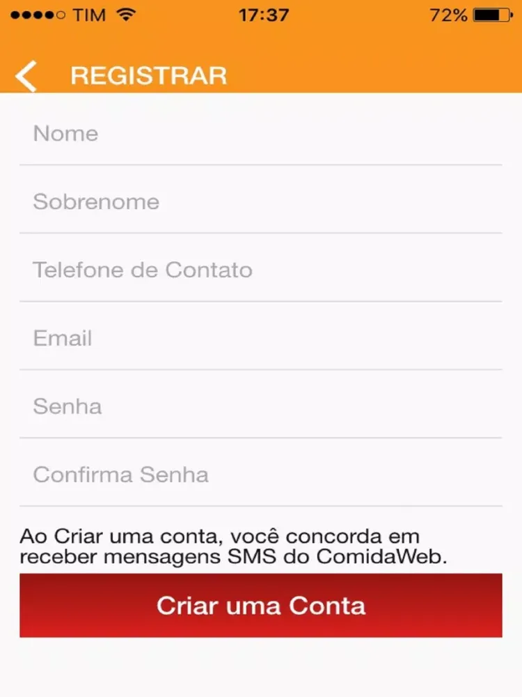 Comida Web iPad 应用截图