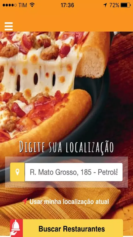 Comida Web应用截图