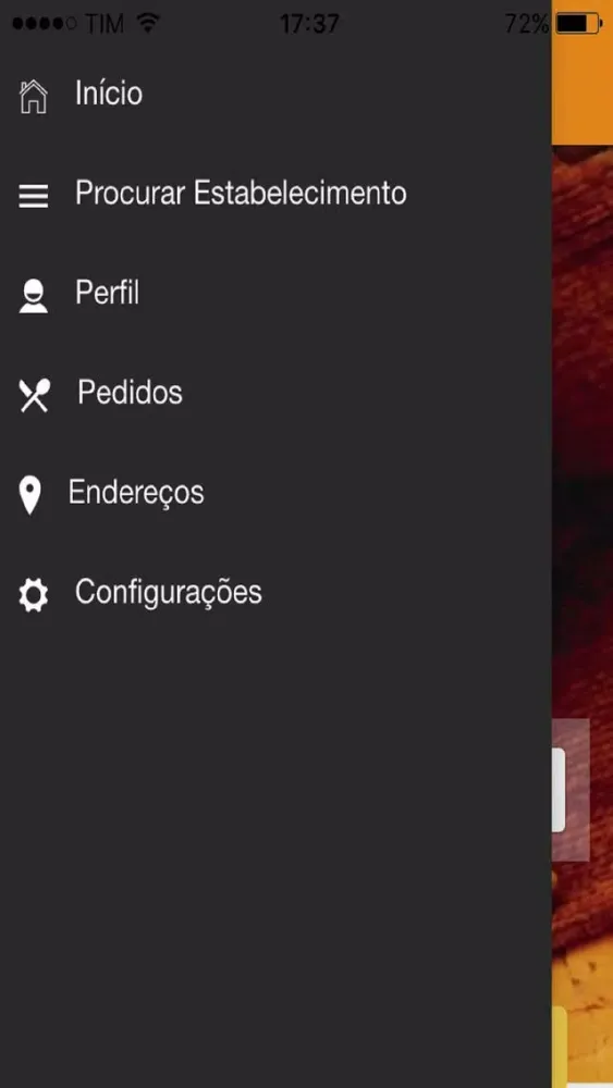 Comida Web应用截图