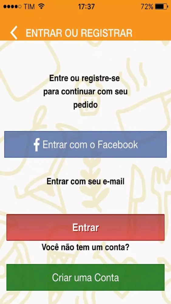 Comida Web应用截图