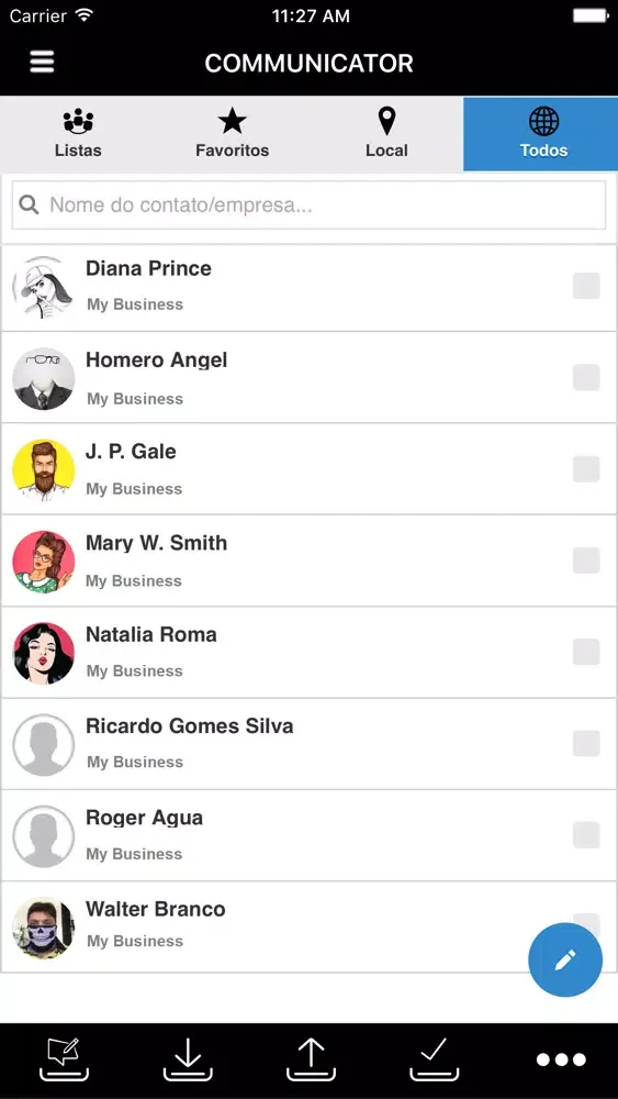 Capturas de pantalla de Communicator Mobile Business