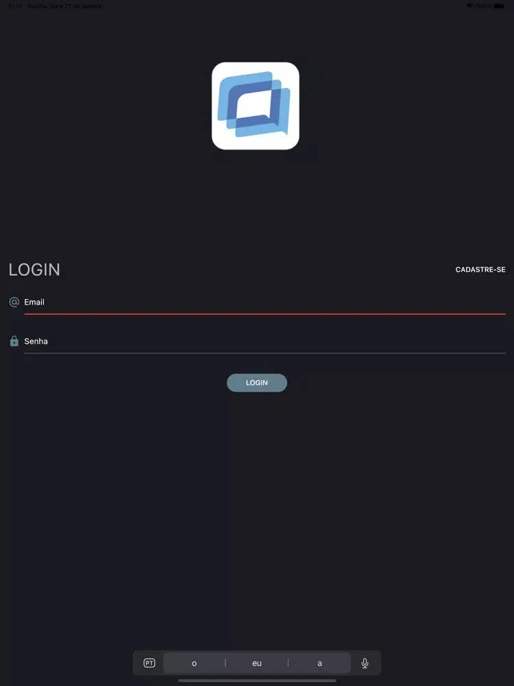 ChatZ iPad  スクリーンショット