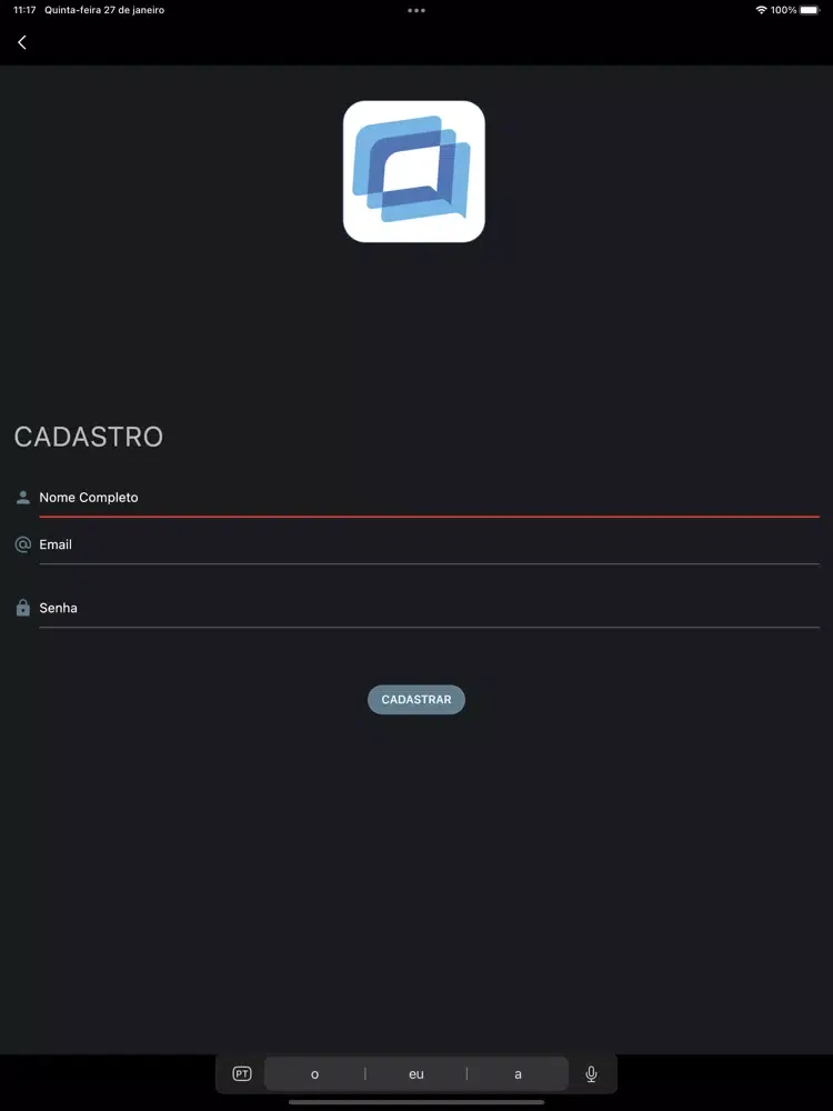 ChatZ iPad  スクリーンショット