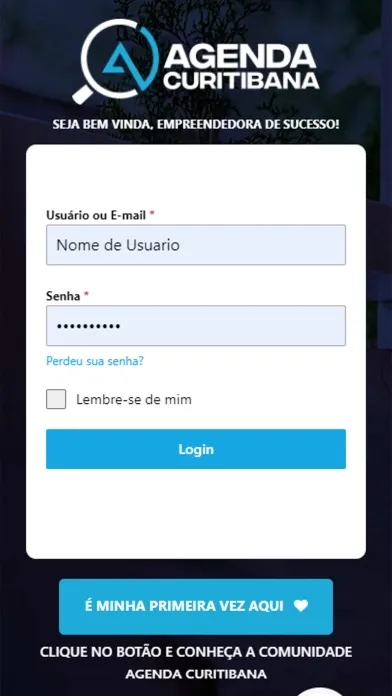 COMUNIDADE AGENDA CURITIBANA スクリーンショット