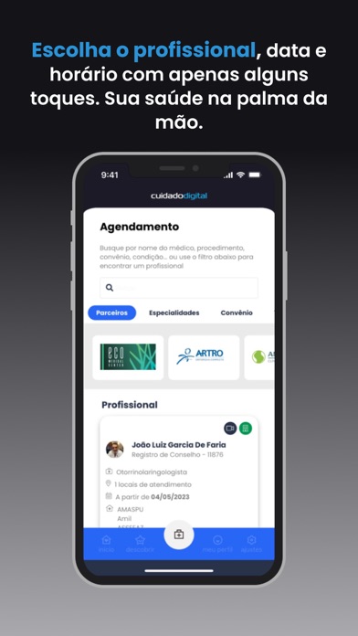 Ảnh chụp màn hình của Conectadoc Cuidado Digital