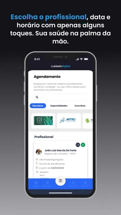 Capturas de pantalla de Conectadoc Cuidado Digital