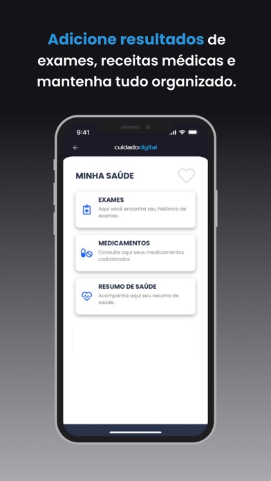 Ảnh chụp màn hình của Conectadoc Cuidado Digital