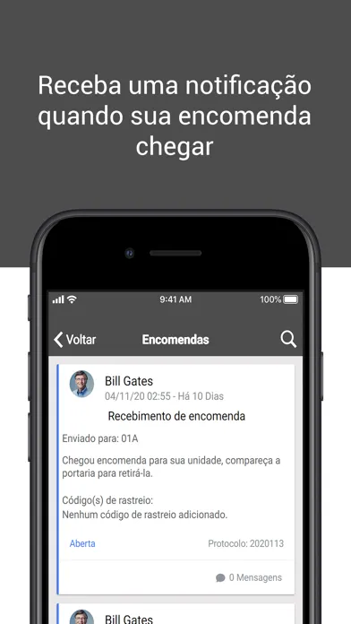 Capturas de tela do Conexion Condomínios