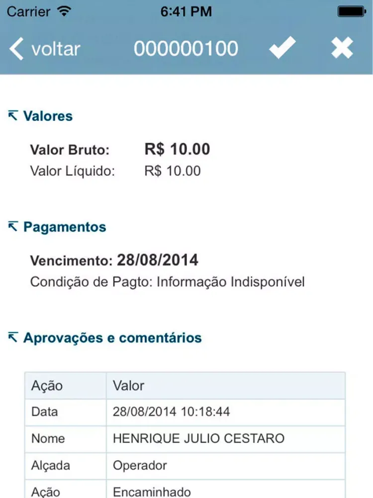 Construcap e-APD iPad  Screenshots