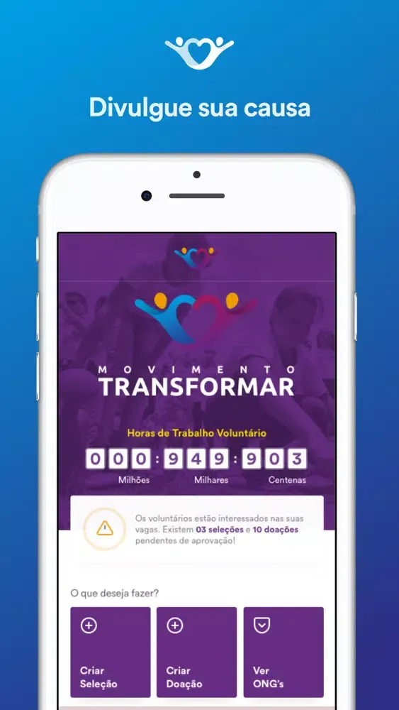 صور ONG - Transformar Contagem