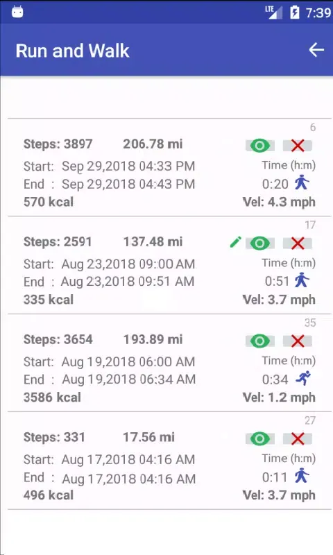 Run and Walk應用截圖