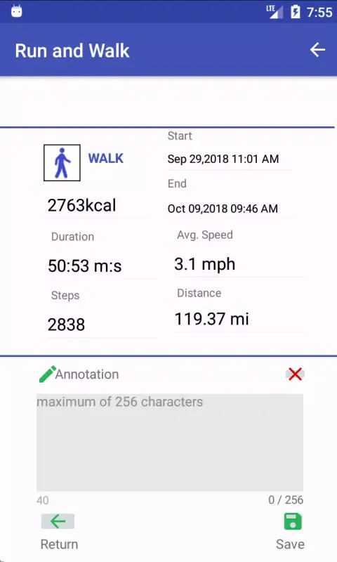 Run and Walk應用截圖