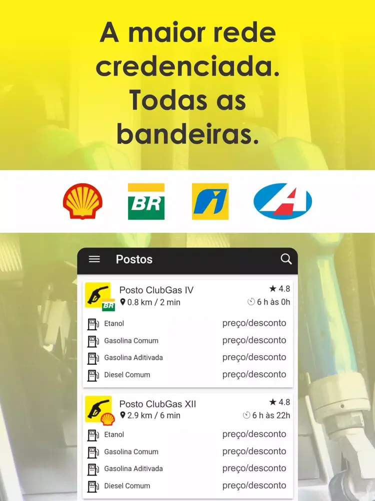 Capturas de pantalla de ClubGas - abasteça c/ desconto iPad 