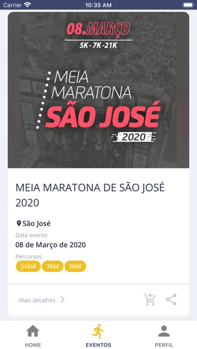 Tangkapan skrin Corre Brasil