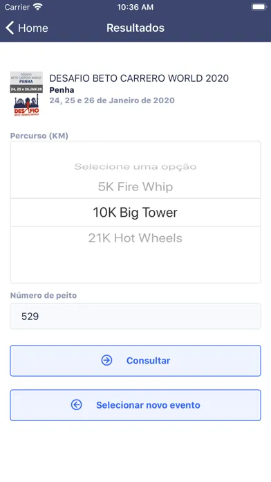 Tangkapan skrin Corre Brasil