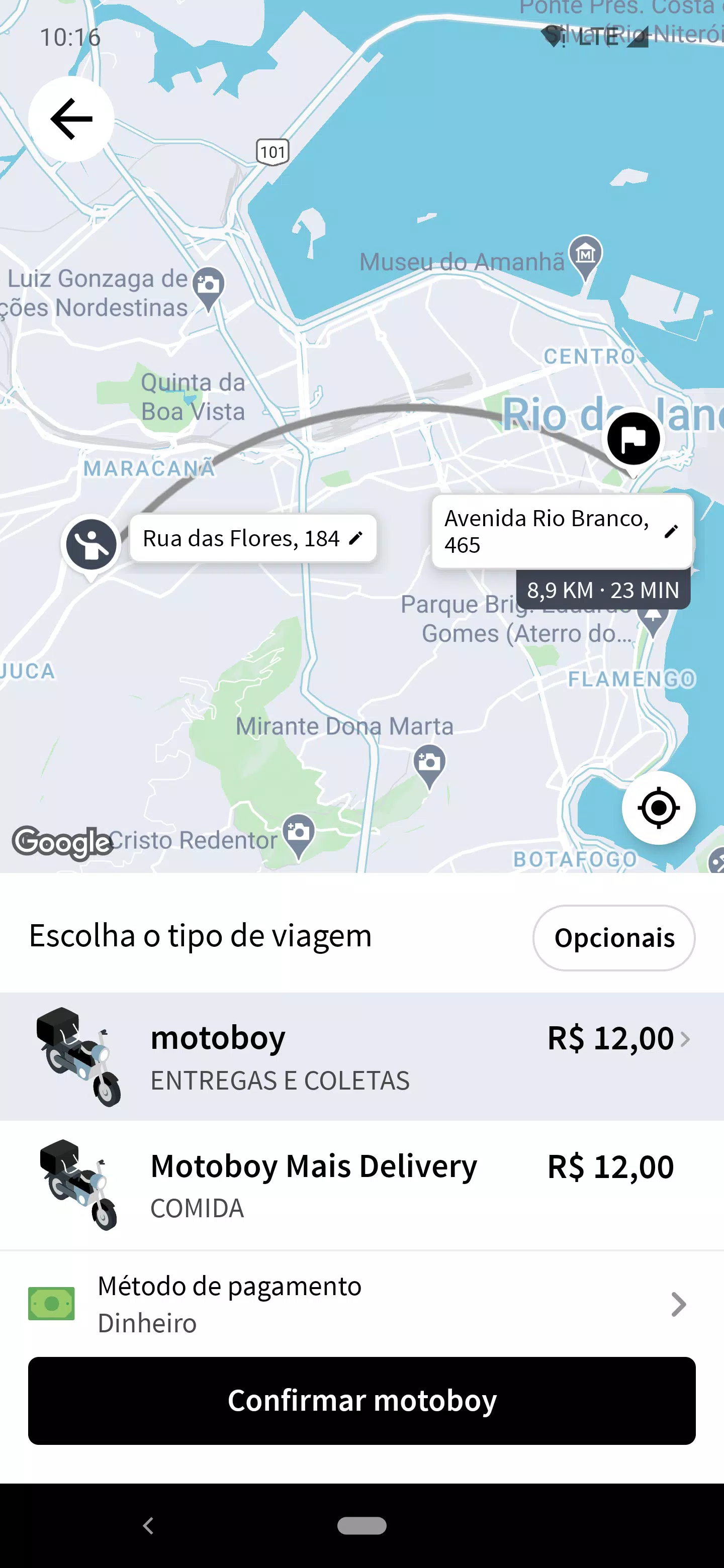 Coyotes Entregas e Passageiros Screenshots