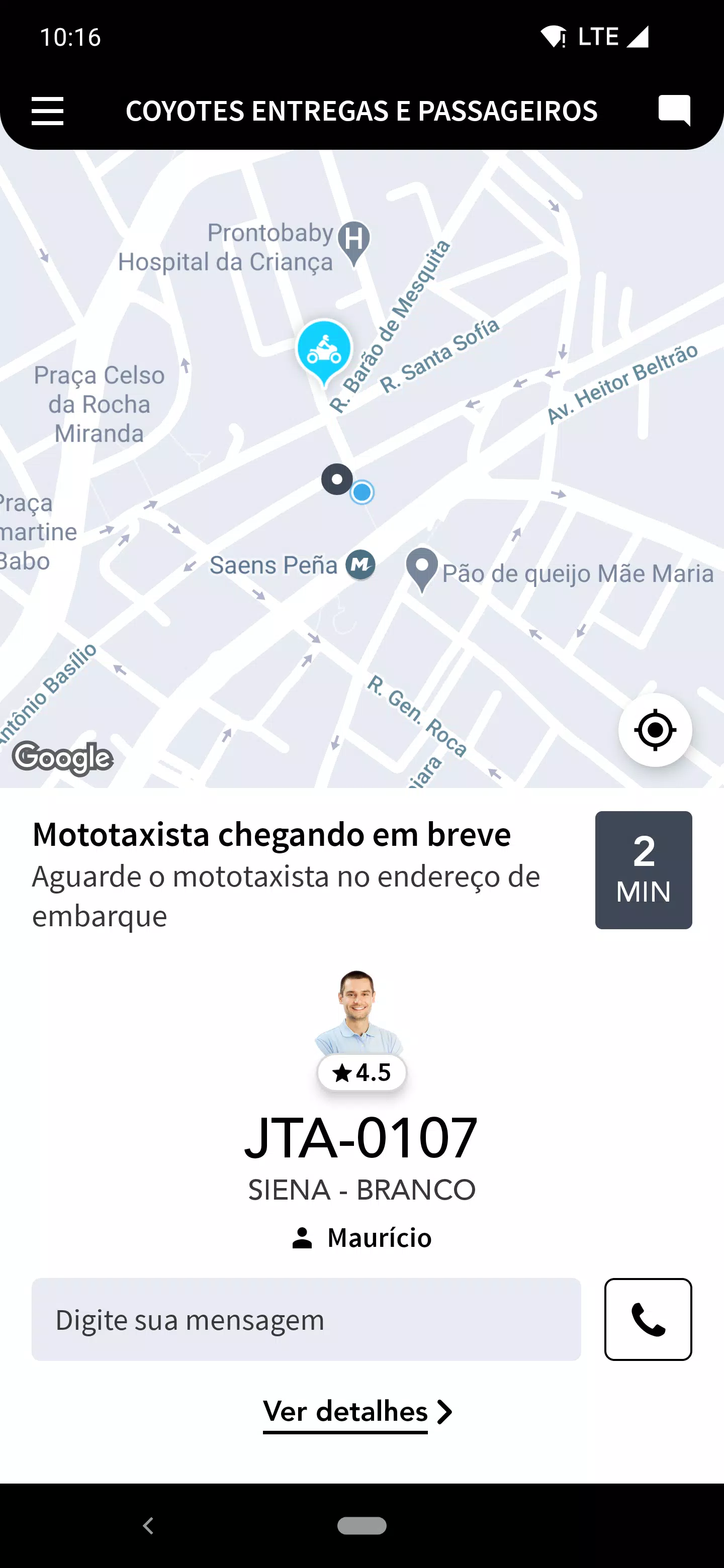 Coyotes Entregas e Passageiros Screenshots