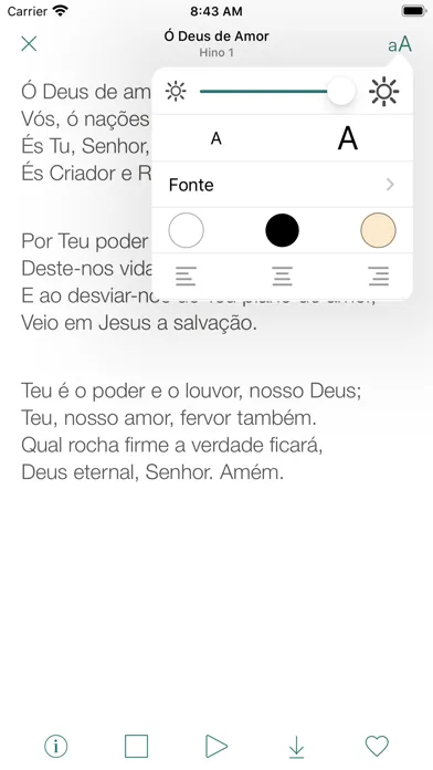 Captures d'écran de Hinário Adventista do 7º Dia