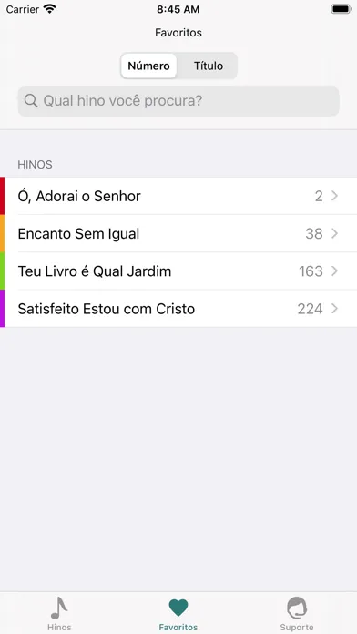 Captures d'écran de Hinário Adventista do 7º Dia