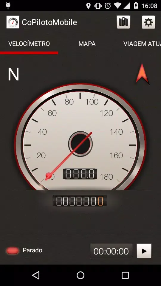 Capturas de tela do CoPiloto Mobile