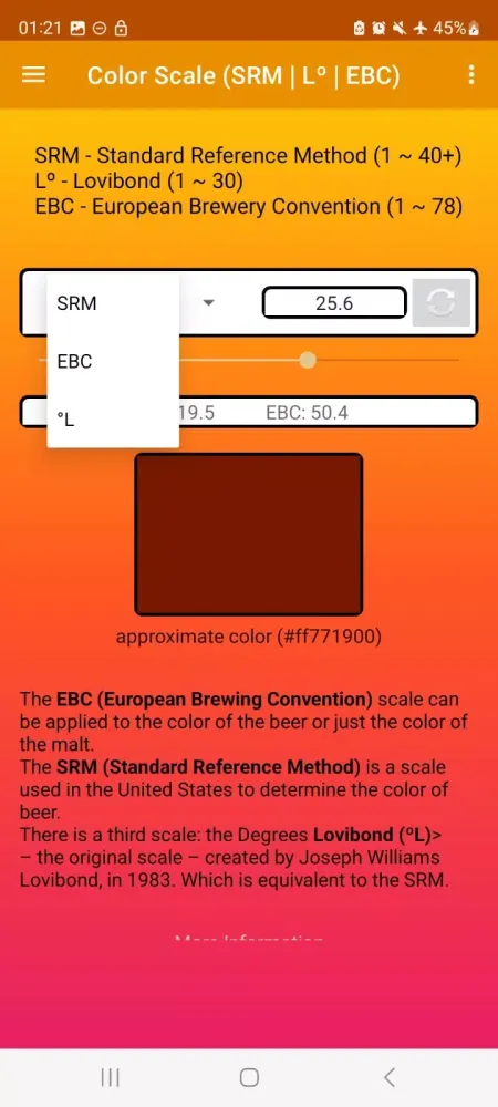 ภาพหน้าจอของ Periodic Table of Beer