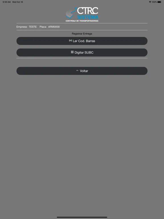 Capturas de pantalla de Ctrc Operacional iPad 