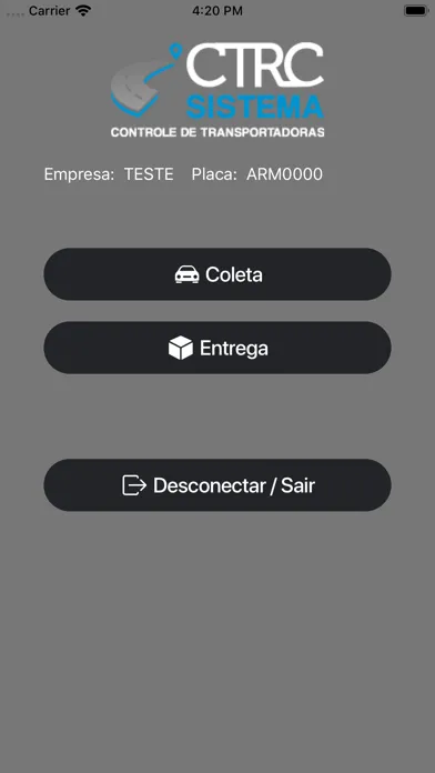 Capturas de pantalla de Ctrc Operacional