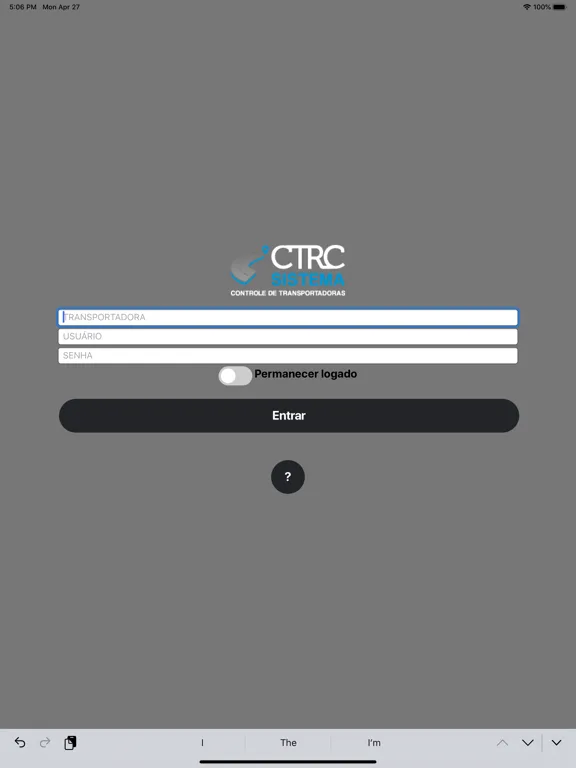 Ctrc Coletas iPad  स्क्रीनशॉट