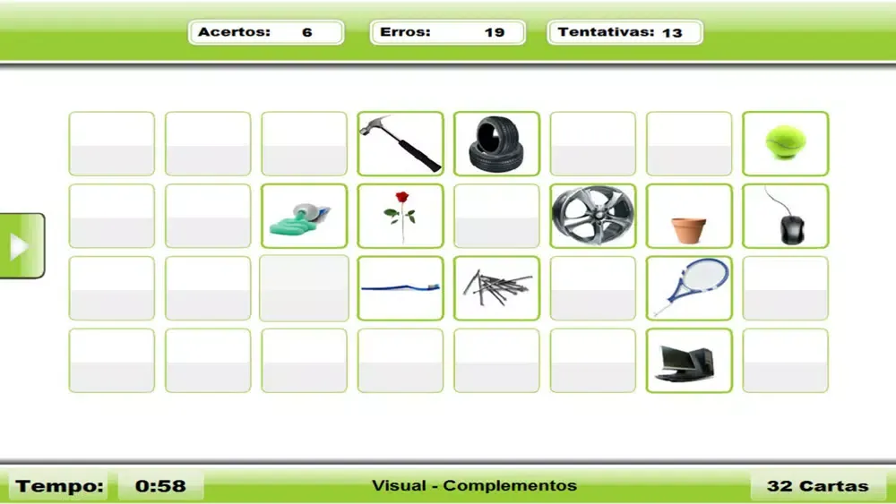 Screenshot di MemoTraining - Memória Visual