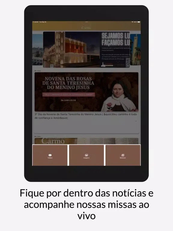 Santuário do Carmo - Paranavaí iPad  Screenshots
