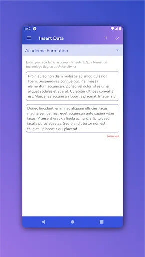 Скриншоты Curriculum Manager / Resume