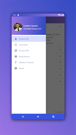 Curriculum Manager / Resume Screenshots