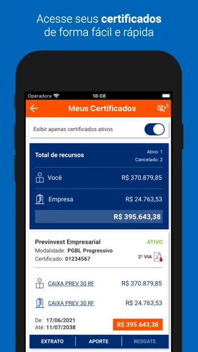 Caixa Previdência স্ক্রিনশট