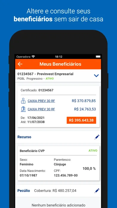 Caixa Previdência স্ক্রিনশট