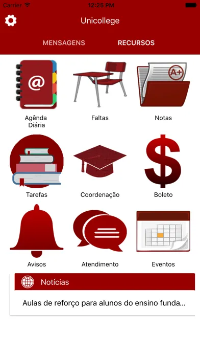 Screenshot di Modelo Unicollege